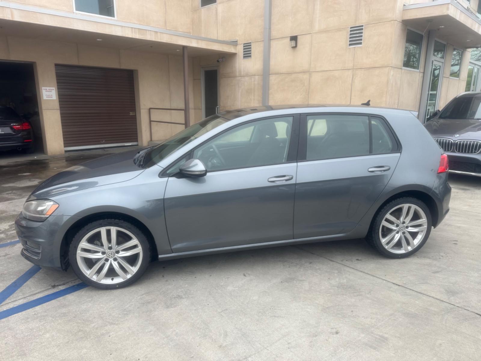 2015 Gray /Black Volkswagen Golf Leather (3VW217AU1FM) with an 4 Cylinder engine, Automatic transmission, located at 30 S. Berkeley Avenue, Pasadena, CA, 91107, (626) 248-7567, 34.145447, -118.109398 - Photo #2